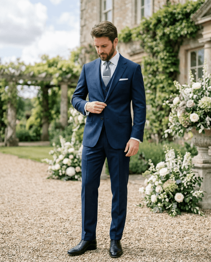 Men's wedding suit alteration in Guildford